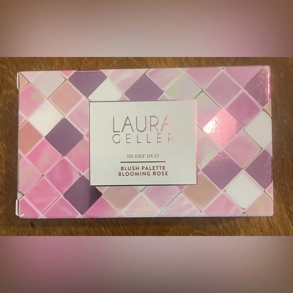 🌻 Laura Geller Blush Palette - Hi-Def Duo Blooming Rose New In Box